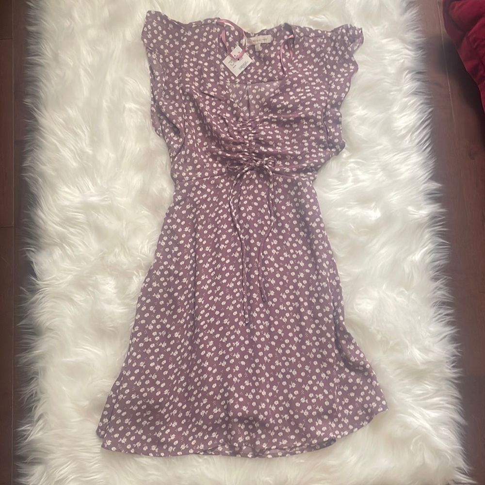 With Tags - purple flower dress